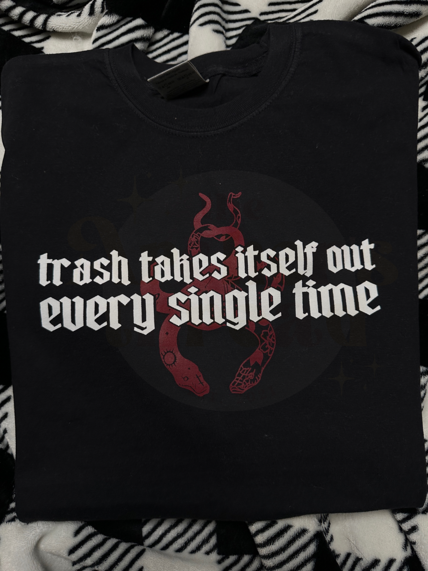 Trash Takes Itself Out Snake Tee