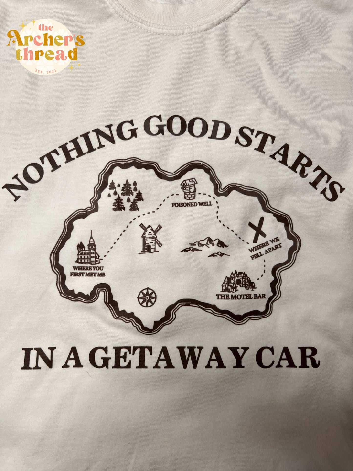 Getaway Car Map Top