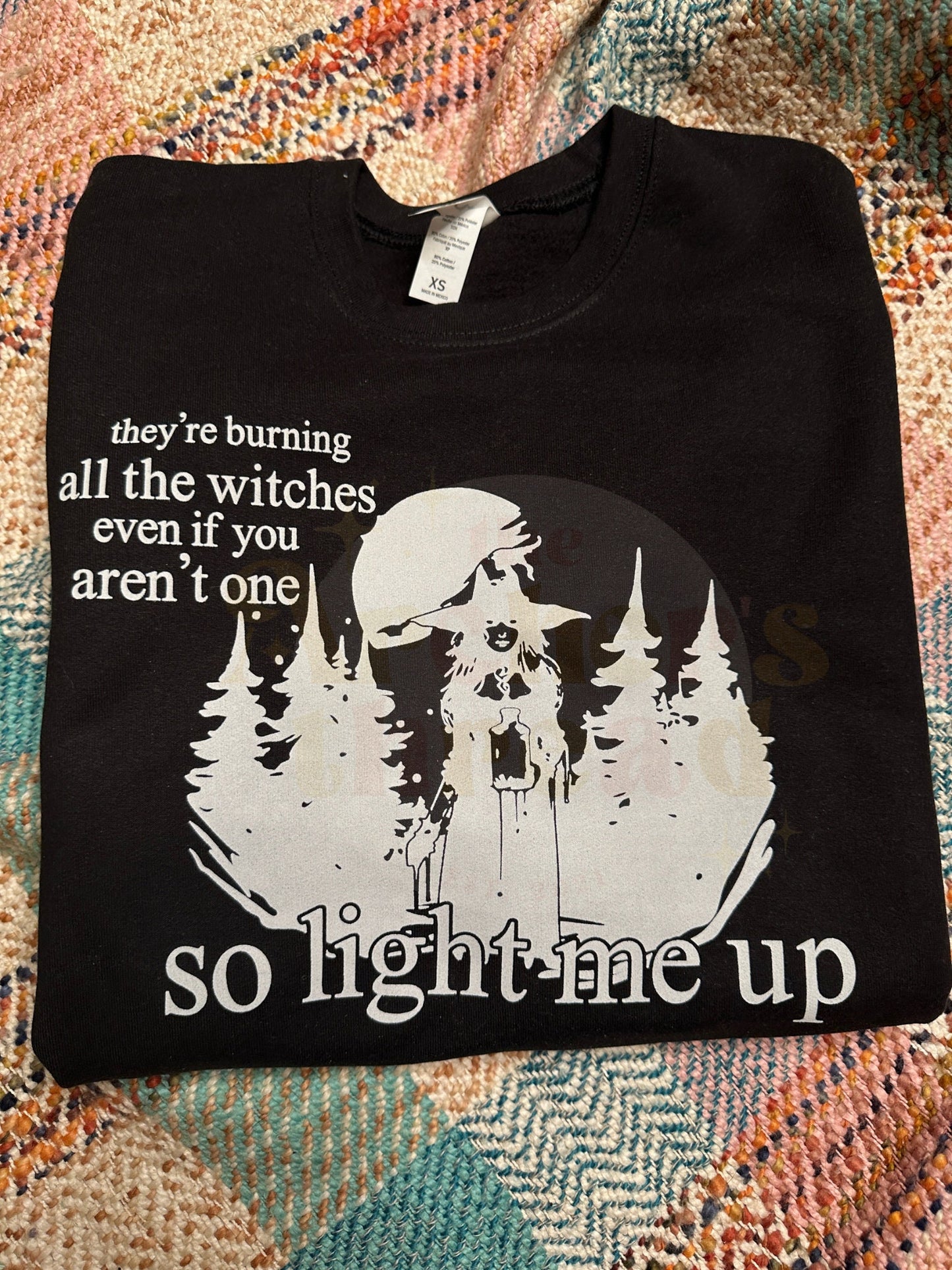 Light Me Up Top Black