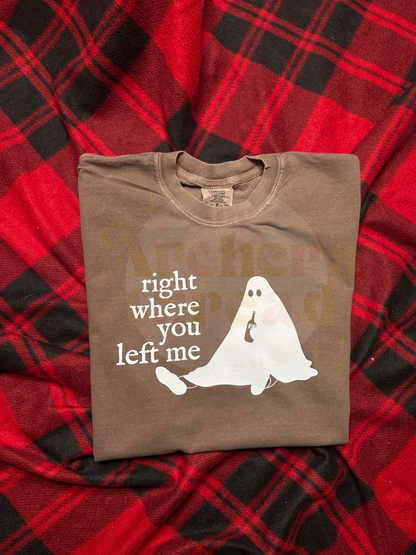 Ghost Right Where You Left Me Top