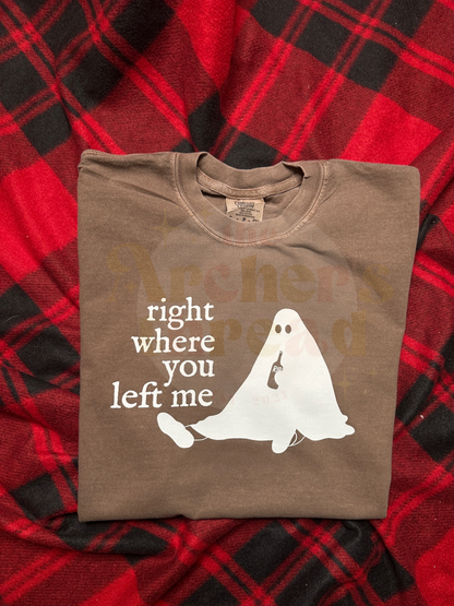 Ghost Right Where You Left Me Top