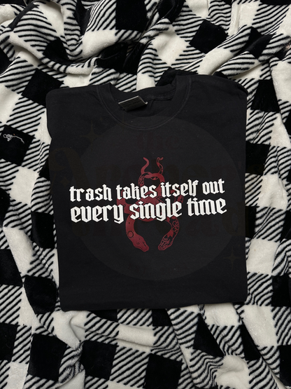 Trash Takes Itself Out Snake Tee
