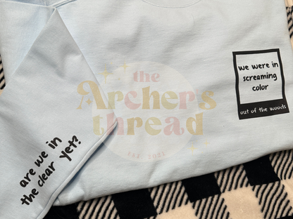 We were in screaming color top