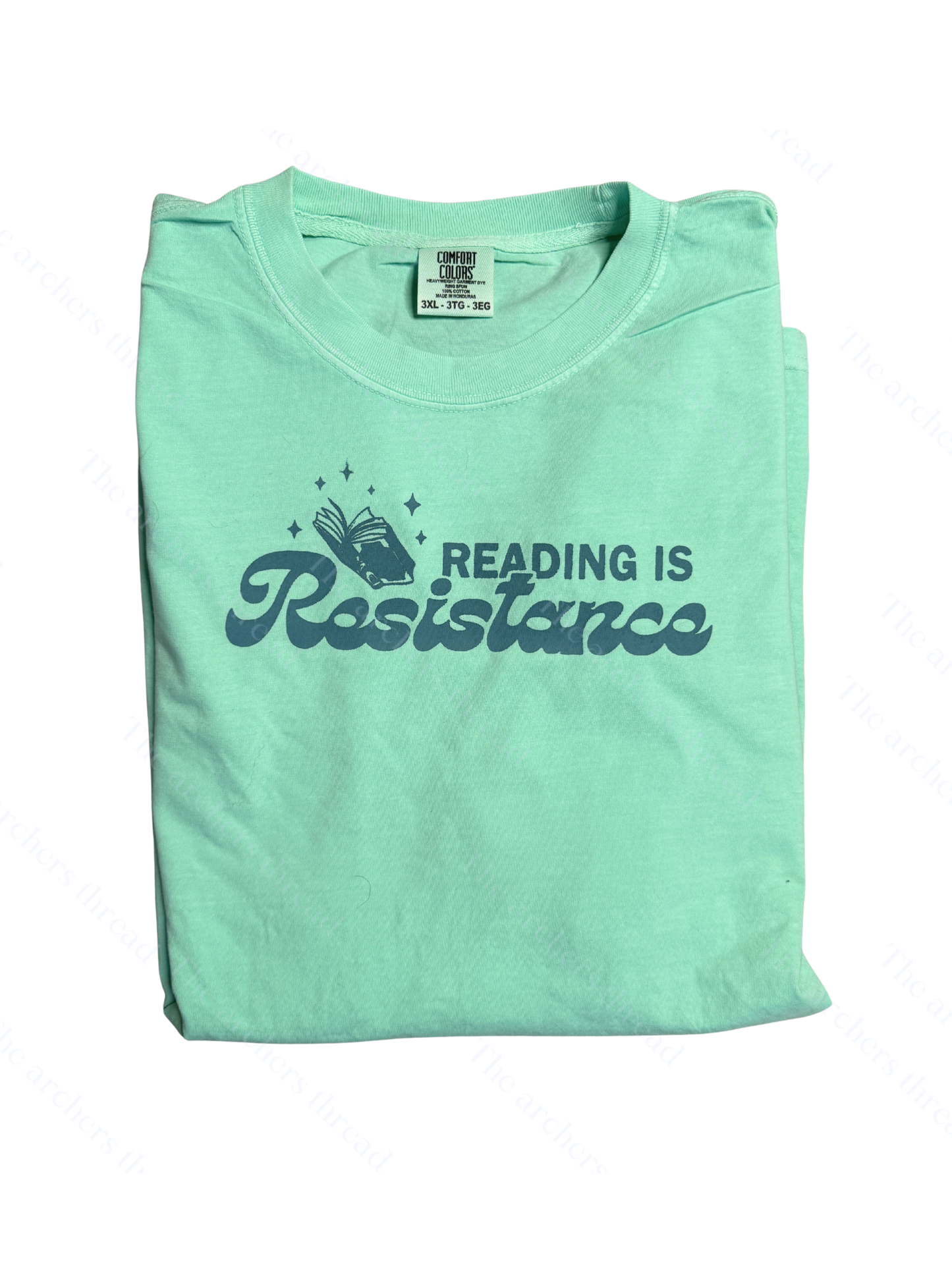 Reading Is Resistance Mint Tee