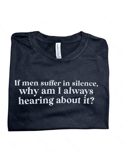 If men suffer in silence