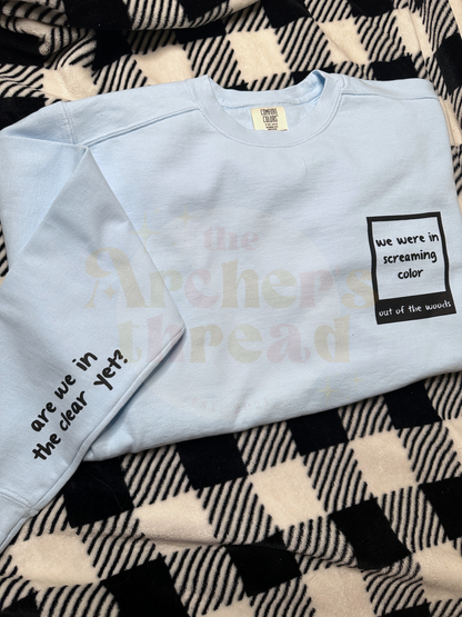 We were in screaming color top