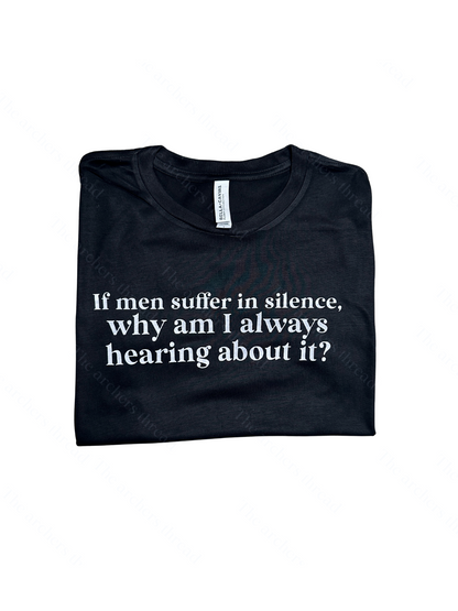 If men suffer in silence