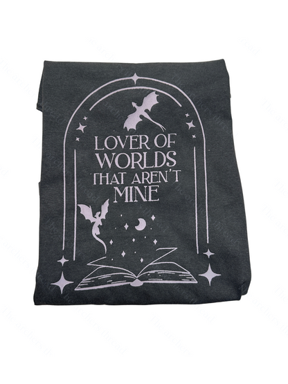 Lover of worlds that aren't mine bookish top