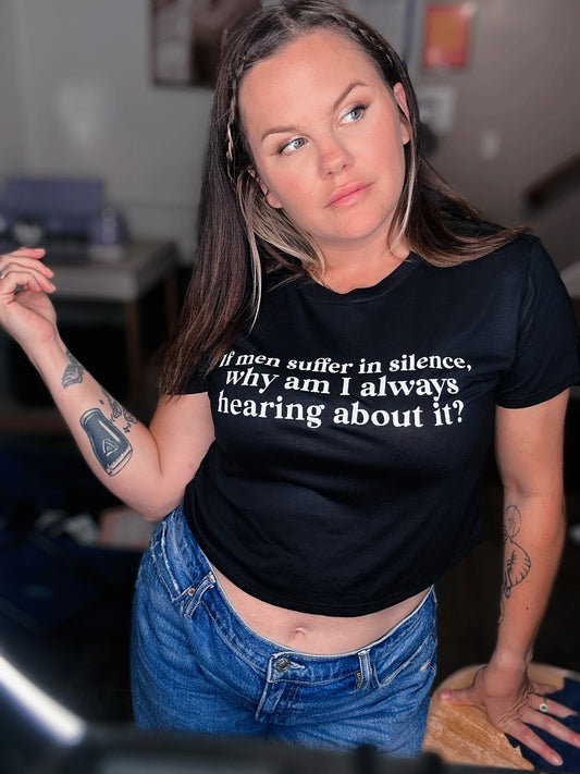 If men suffer in silence