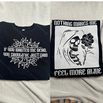 Nothing makes me feel more alive | who’s afraid of little old me