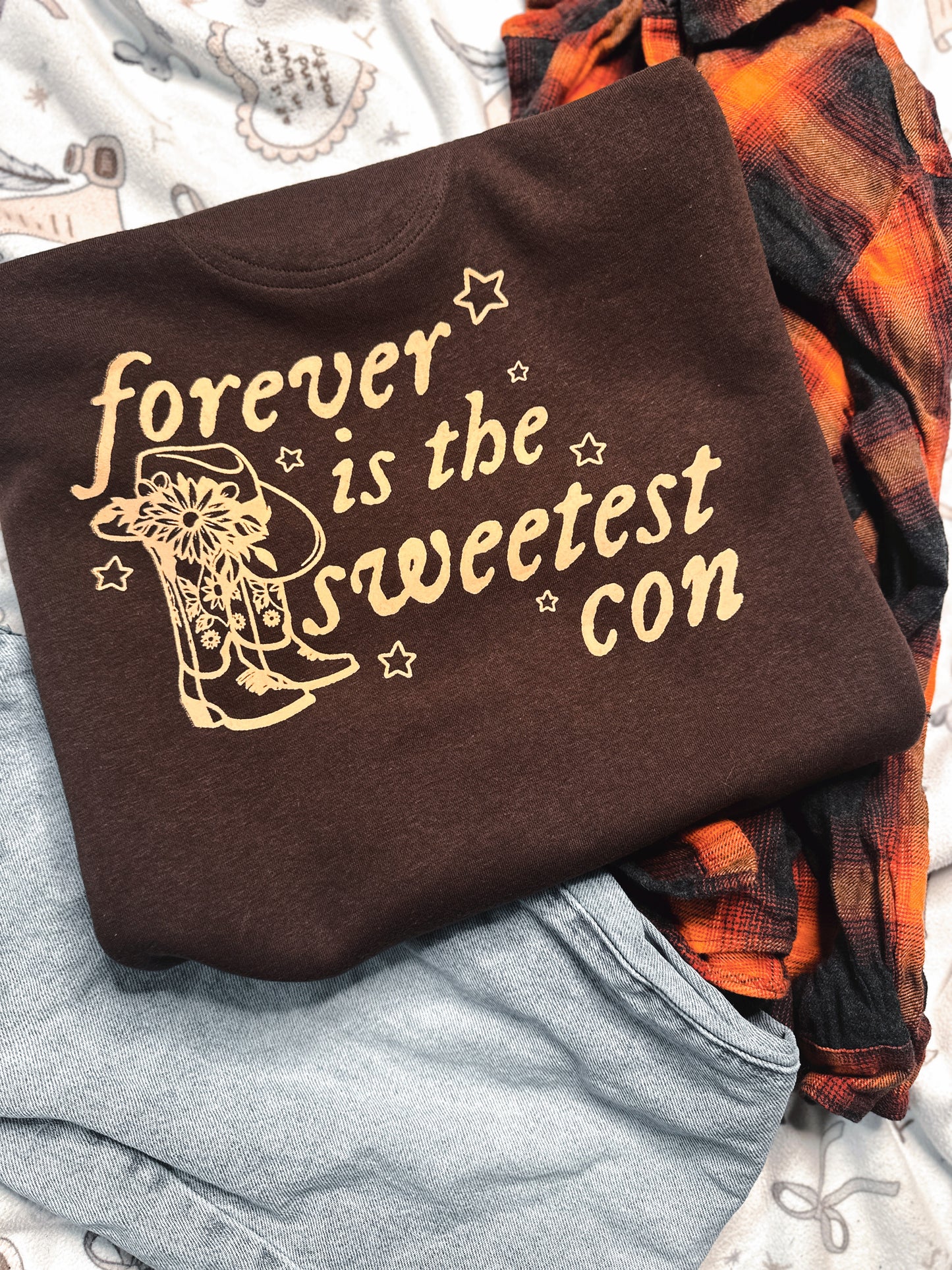 Cowboy Like Me Brown Sweatshirt