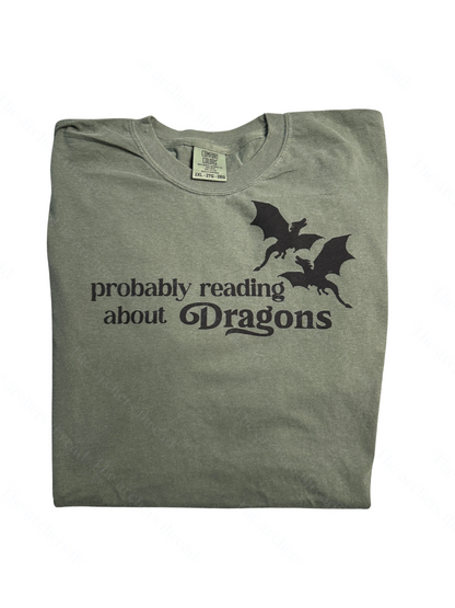 Probably Reading About Dragons