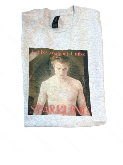 Edward Cullen I Miss Sparkling Bejeweled Top