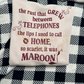 Maroon Lyrics Sweatshirt