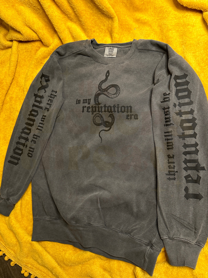 There will be no explanation | in my reputation era