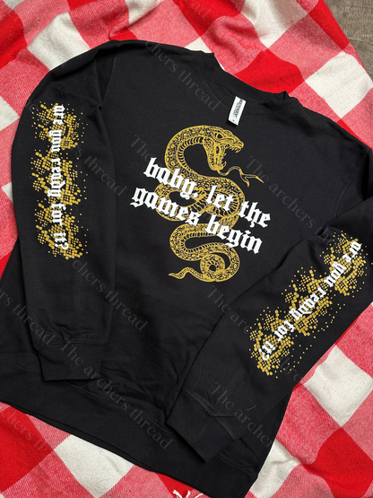 Baby, let the games begin