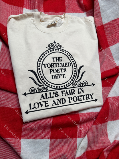 All’s fair in love & poetry