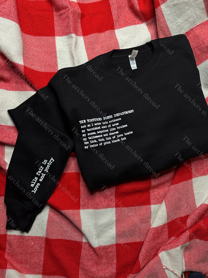 Tortured Poets Chest Text