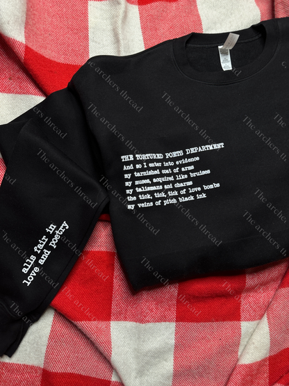 Tortured Poets Chest Text