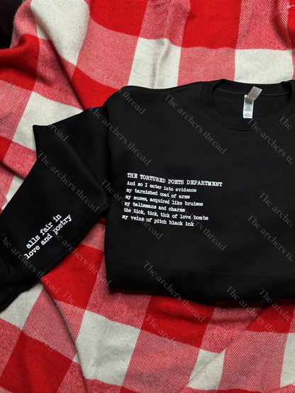 Tortured Poets Chest Text