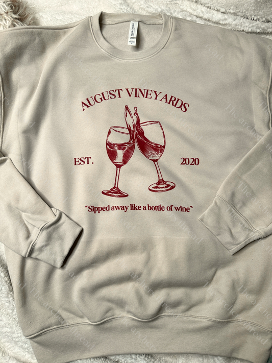 August Vineyard Top