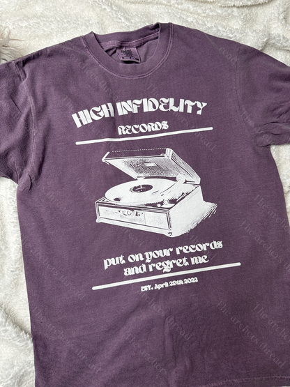 High Infidelity Records Tee