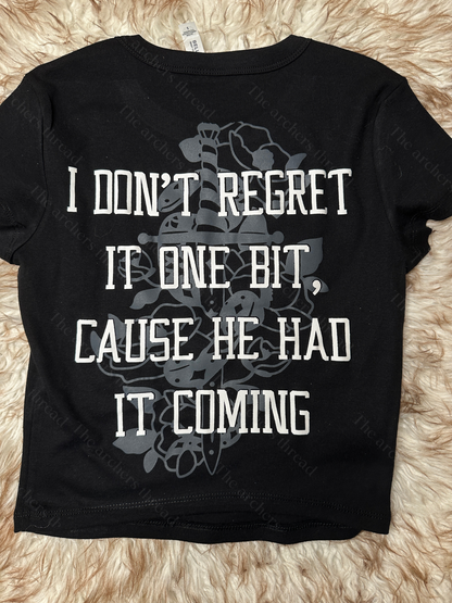 If A Man Talks Shit Baby Tee