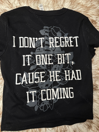 If A Man Talks Shit Baby Tee