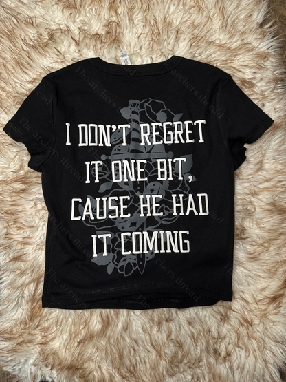 If A Man Talks Shit Baby Tee