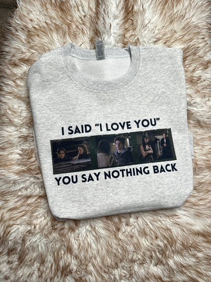 Rory Gilmore You Say Nothing Back | Say Don’t Go