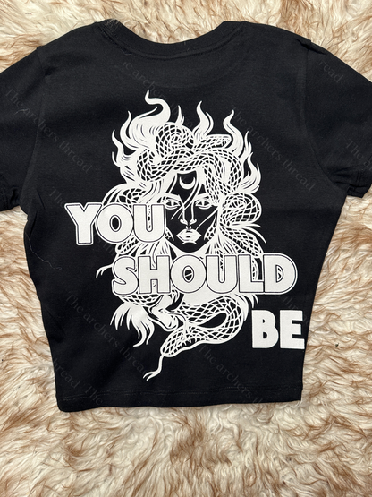 Who’s afraid of little old me, bow front Medusa back