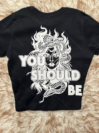 Who’s afraid of little old me, bow front Medusa back