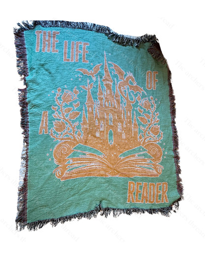 The Life of a Reader blanket