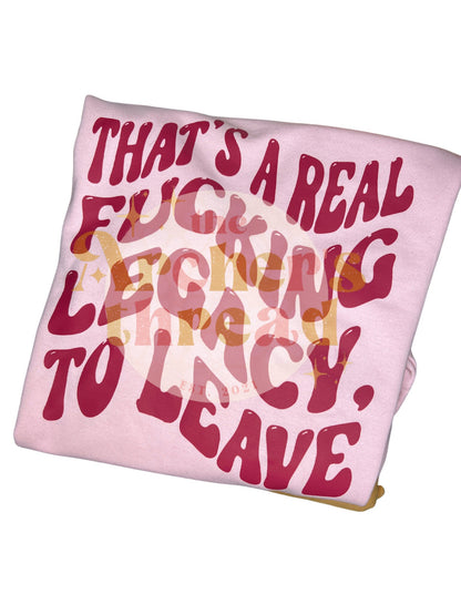 That's a real fucking legacy tee