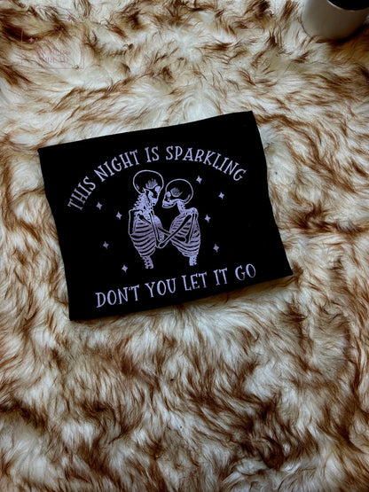 This Night is Sparkling Skeleton Top