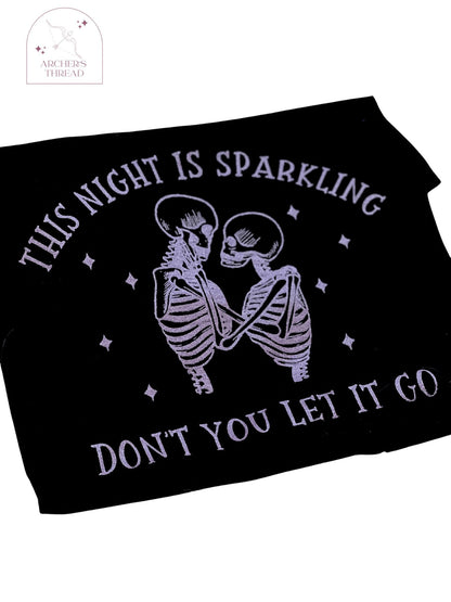 This Night is Sparkling Skeleton Top
