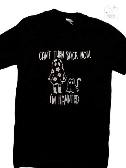 Haunted Ghost & Cat Top