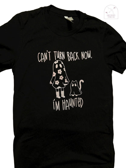 Haunted Ghost & Cat Top