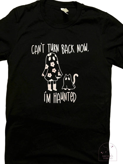 Haunted Ghost & Cat Top
