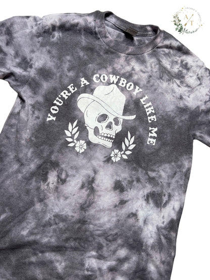 Cowboy Like Me Tie-Dye Top