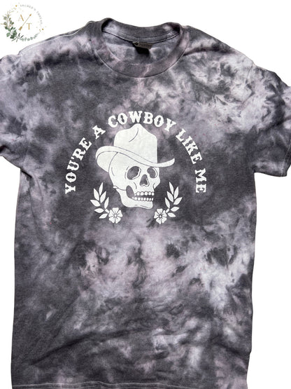 Cowboy Like Me Tie-Dye Top
