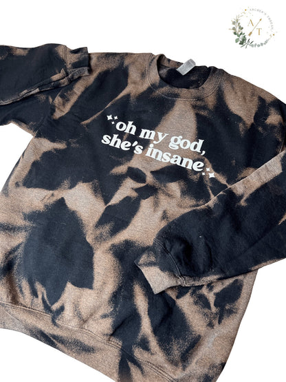 Oh My God, She's Insane Black Top