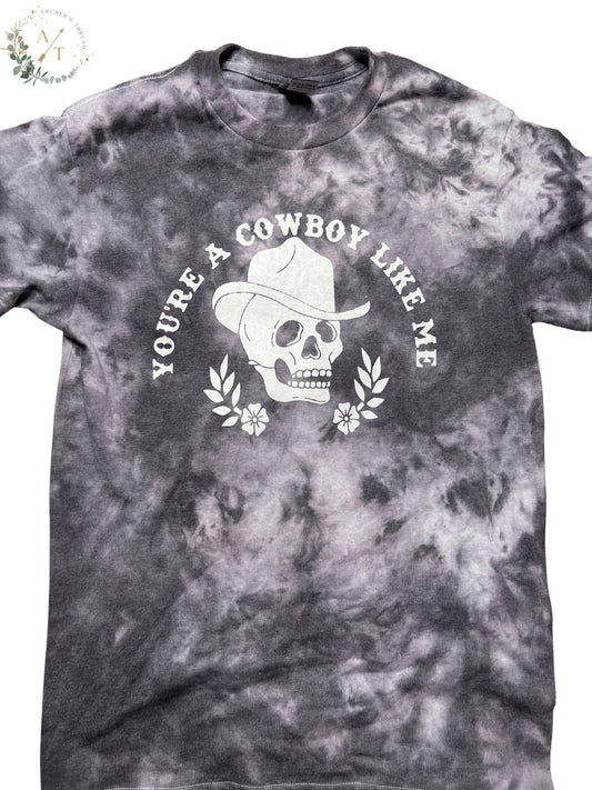 Cowboy Like Me Tie-Dye Top