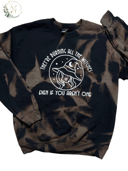 Burning All The Witches Bleached Top