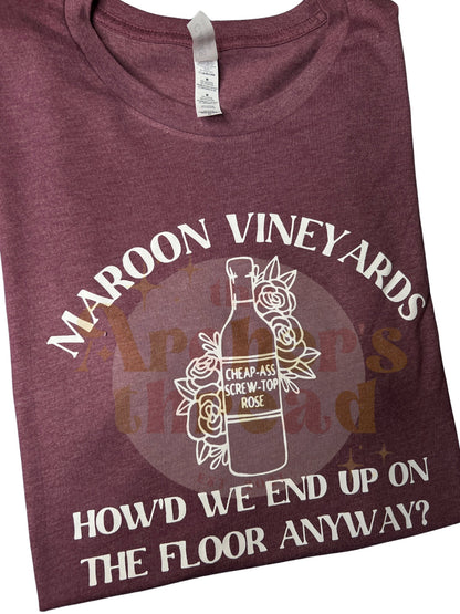 Maroon Vineyards Top