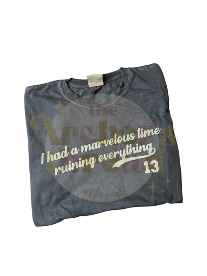 I had a marvelous time ruining everything top