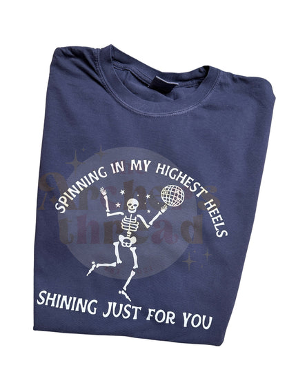 Spinning in My Highest Heels Top