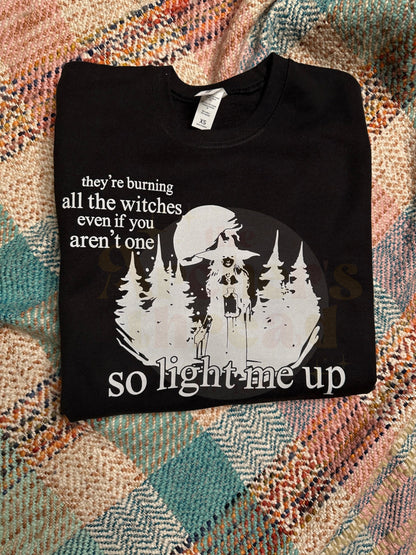 Light Me Up Top Black