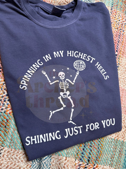 Spinning in My Highest Heels Top