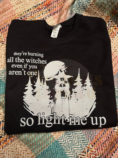 Light Me Up Top Black